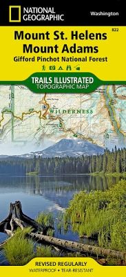 Mount St. Helens, Mount Adams, Gifford Pinchot National Forest, Washington, USA Trails Illustrated Map