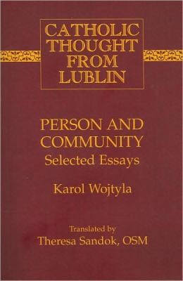 Person And Community Selected Essays