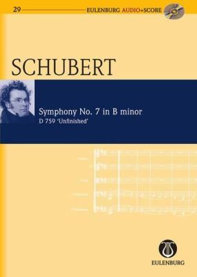 Schubert Symphony No. 7 in B Minor D 759 Unfinished With CD Audio