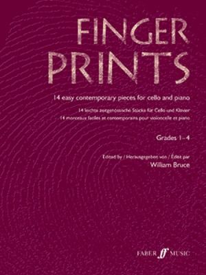 Fingerprints: 14 Easy Contemporary Pieces for Cello and Piano, Grades 1-4