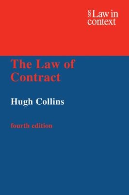 The Law of Contract
            
                Law in Context