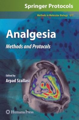 Analgesia Methods And Protocols