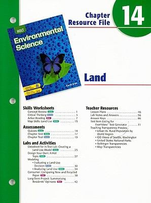 Holt Environmental Science Chapter 14 Resource File