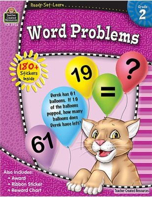 Word Problems Grade 2 With 180 Stickers