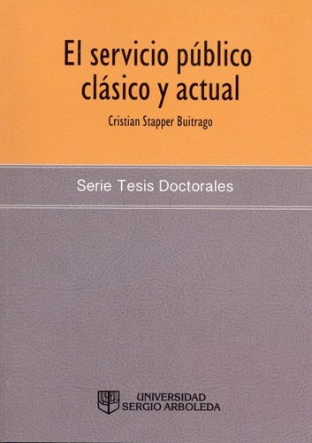 El servicio público clásico y actual
