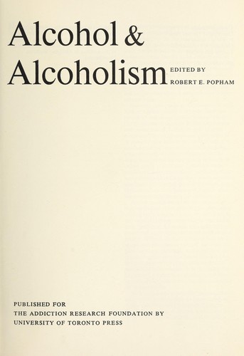 Alcohol and Alcoholism