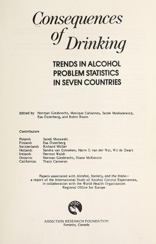 Consequences of drinking
