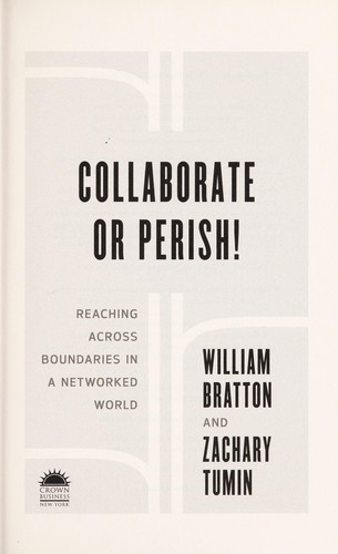 Collaborate or Perish!