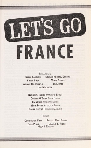 Let's Go France