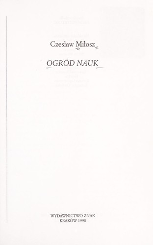 Ogród nauk