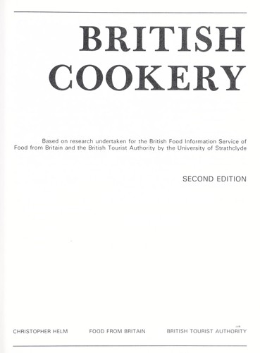 British Cookery