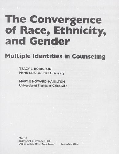 The Convergence of Race, Ethnicity, and Gender