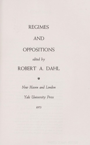 Regimes and oppositions