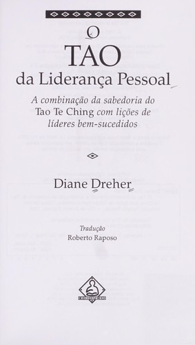 O Tao da lideranc a pessoal