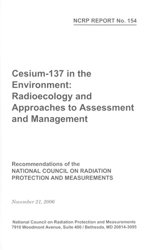 Cesium-137 in the Environment