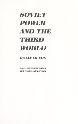Soviet Power and the Third World