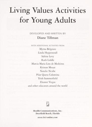 Living Values Activities for Young Adults