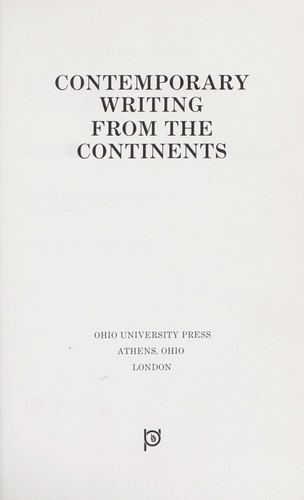 Contemporary Writing from the Continents
