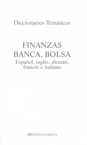 Finanzas, banca, bolsa