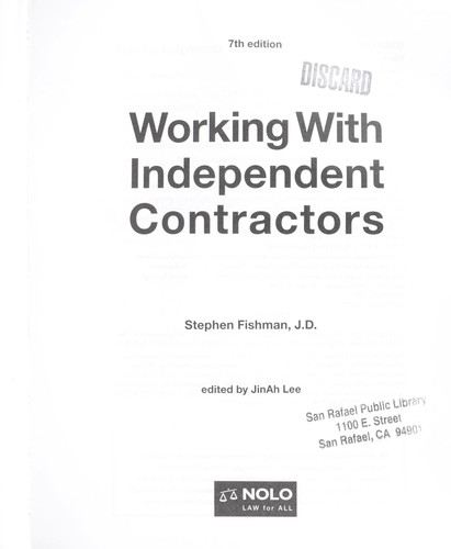 Working with independent contractors