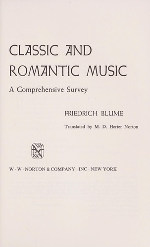 Classic and Romantic Music