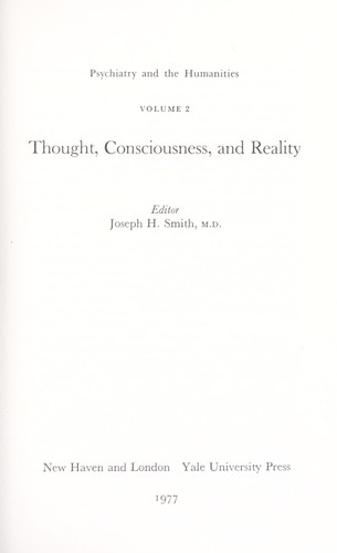 Thought, Consciousness, and Reality