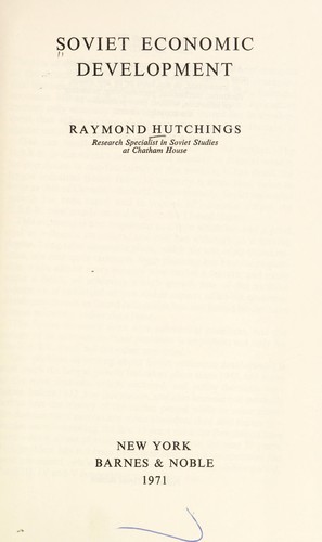Soviet economic development