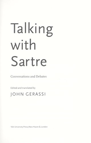 Talking with Sartre