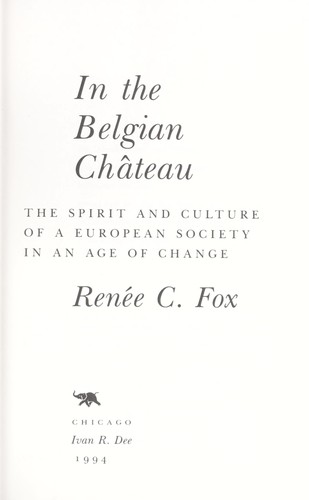 In the Belgian Château