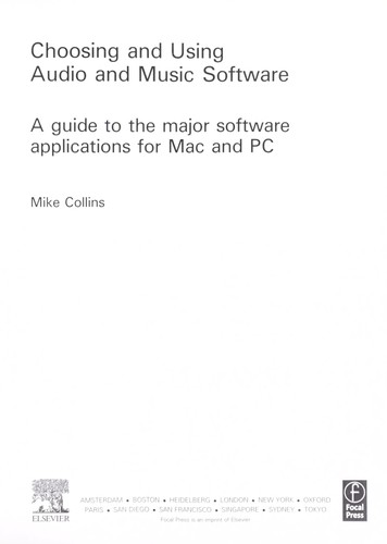 Choosing and using audio and music software