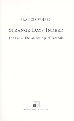 Strange Days Indeed
