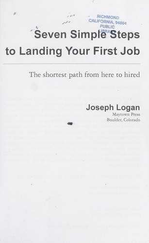 7 simple steps to landing your first job