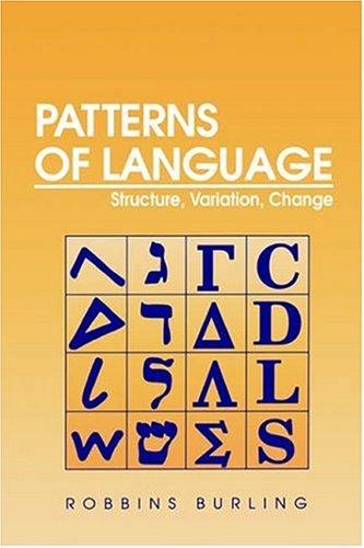 Patterns of language