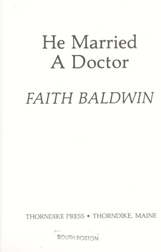 He married a doctor