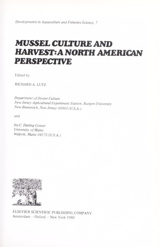 Mussel Culture and Harvest