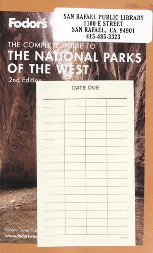 Fodor's The Complete Guide to the National Parks of the West
