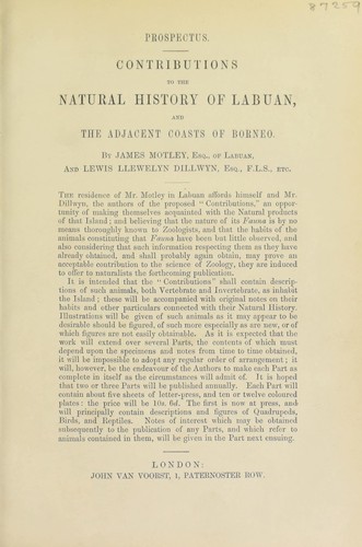 Contributions to the Natural History of Labuan, and the Adjacent Coasts of Borneo