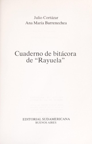 Cuaderno de bitácora de "Rayuela"