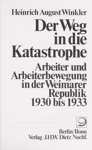 Der Weg in die Katastrophe