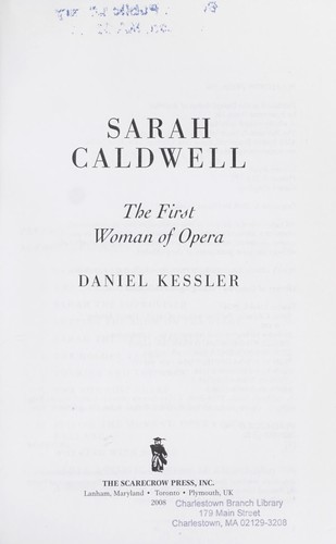 Sarah Caldwell