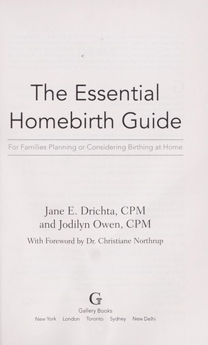 The Essential Homebirth Guide