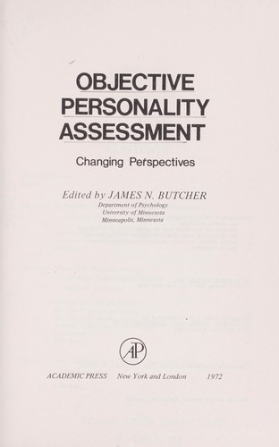 Objective Personality Assessment