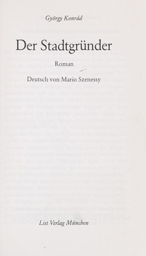 Der Stadtgru nder
