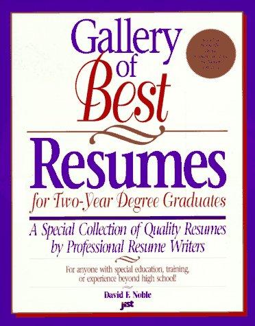 Gallery of Best Resumes for Two-Year Degree Graduates
