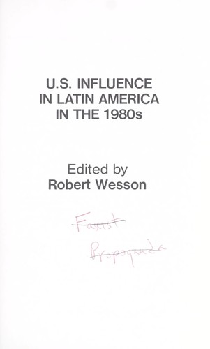 U.S. influence in Latin America in the 1980s