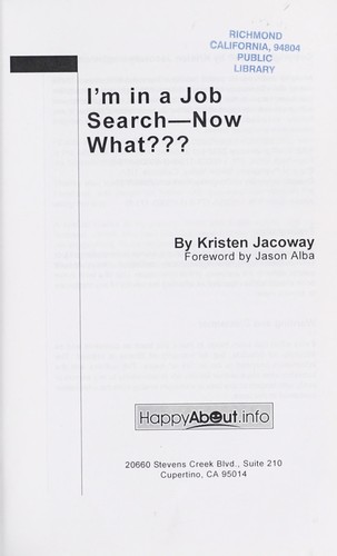 I'm in a Job Search -- Now What???
