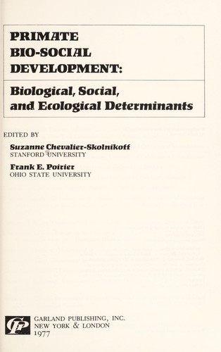 Primate Bio-social Development