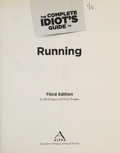 The Complete Idiot's Guide to Running