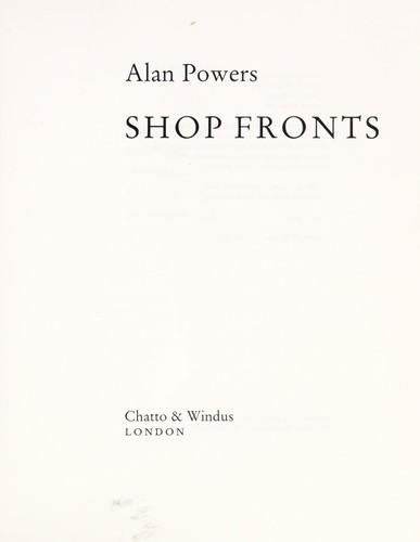 Shop fronts
