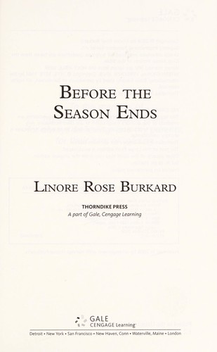 Before the Season Ends